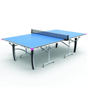 Stag Iconic Pro Active Series Premium Table Tennis (T.T) Table Elevate Game with Full Size T.T Table Quick Easy Setup Ideal for Home & Club-(1 Table Top Cover,2 TT Rackets,6 Balls,Net Set)